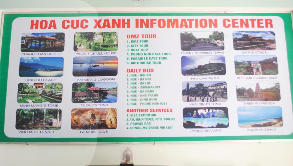 Hoa Cuc Xanh Mini Hotel Hue Exterior photo